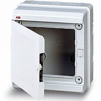Распределительный шкаф EUROPA, 8 мод., IP65, навесной, пластик, серая дверь |  код. 12768 |  ABB